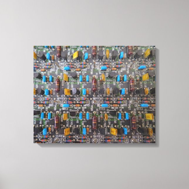 Circuit Canvas Print Leinwanddruck (Vorderseite)