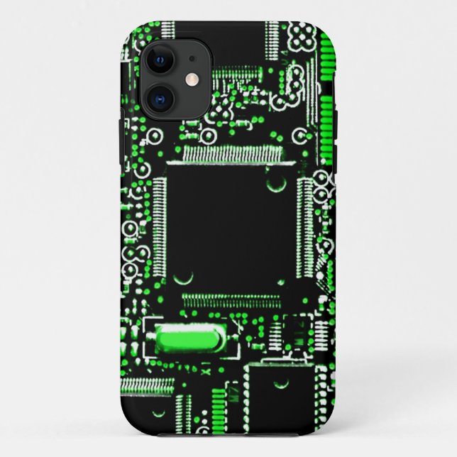 Circuit Green 2 iPhone Case-Mate iPhone Hülle (Rückseite)
