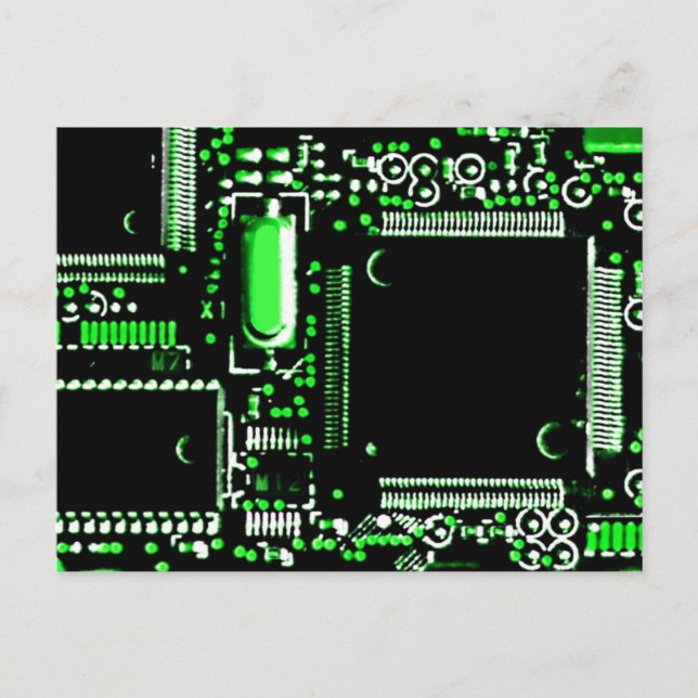Circuit Green 2 Postkarte (Vorderseite)