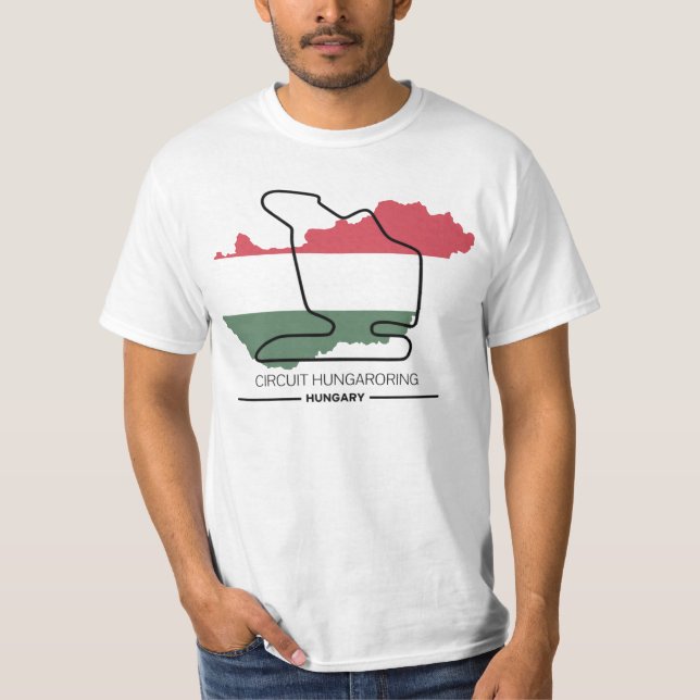 Circuit Hungaroring T-Shirt For Formula 1 fans  (Vorderseite)
