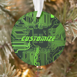Circuit imprimé PCB Cyber Vert personnalisé Tech A