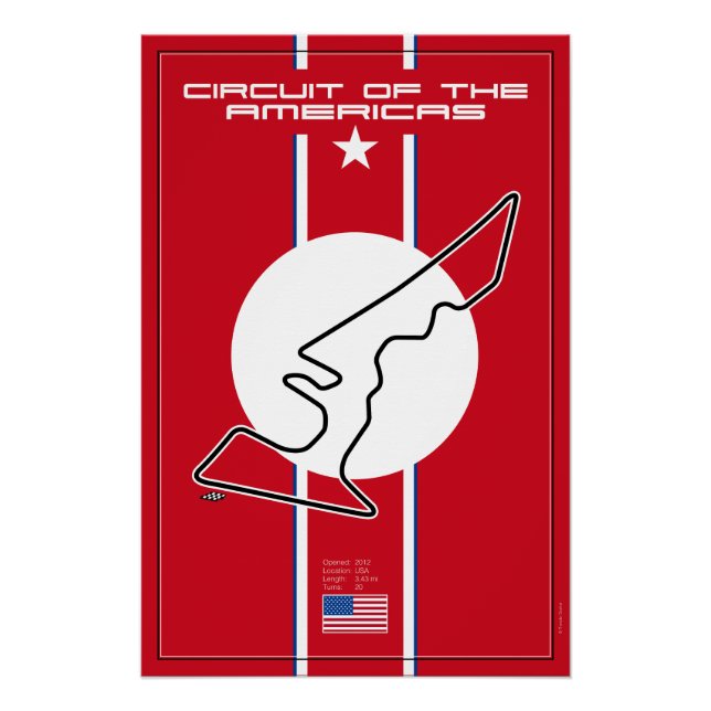 Circuit of the Americas Poster (Vorderseite)