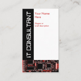 Circuit Red 2 "IT Consultant" Visitenkarte