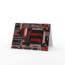 Circuit Red 2 "Merry Xmas" Grüße Karte