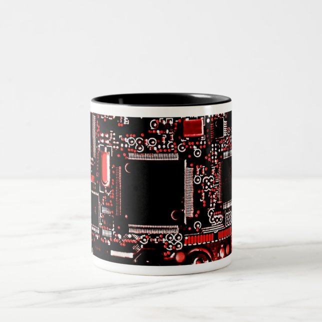 Circuit Red 2 mug (Centre)
