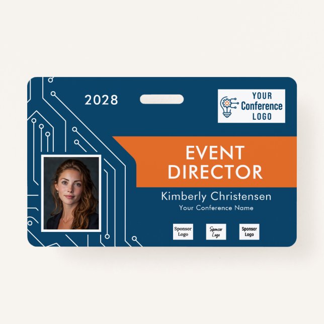 Circuit Technology Event Director Photo ID Badge (Devant)
