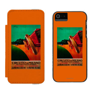 Circuito Di Mailand Vintages PosterEurope Incipio Watson™ iPhone 5 Geldbörsen Hülle