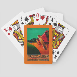 Circuito Di Mailand Vintages PosterEurope Spielkarten