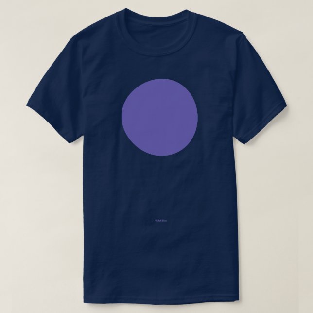 Circular Crayola Violet Blue T-Shirt (Design vorne)