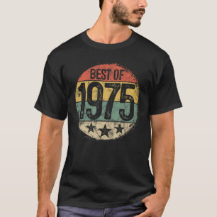 Circular Retro Best of 1975 46. Geburtstag 46 Jahr T-Shirt