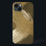 Circular Sandstorm in Tan and Dark Brown Case-Mate iPhone Hülle<br><div class="desc">There is a lot of movement displayed in this painting by Megan Meagher. The swirls of color look like circular sandstorms traversing the canvas. Put this on your wall today!</div>