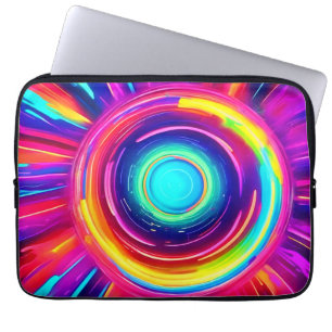 Circular Spectrum: Eine lebendige Erkundung der Fa Laptopschutzhülle