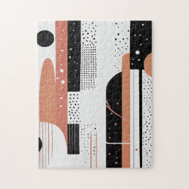 círculos y formas abstractas boho 