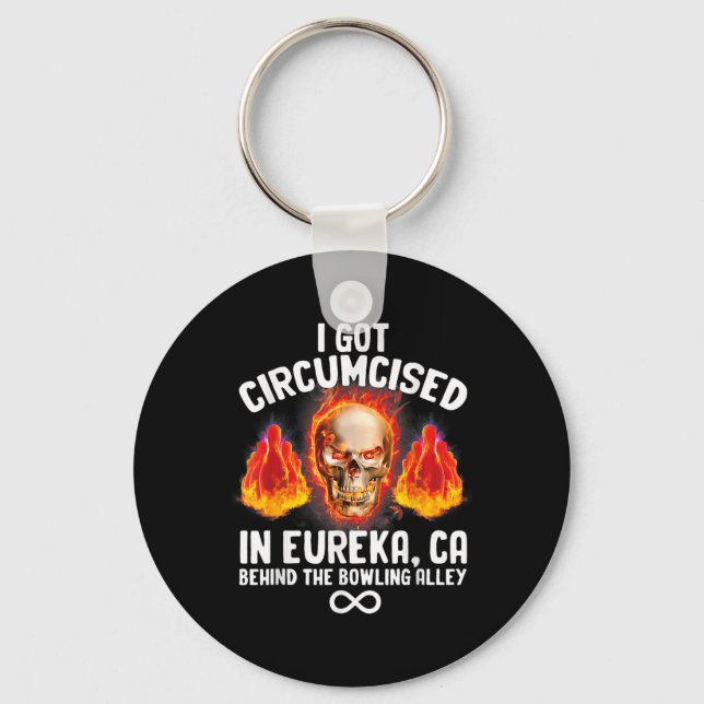 Circumcised Bowling Eureka Ca Funny Odly spezifisc Schlüsselanhänger (Vorderseite)