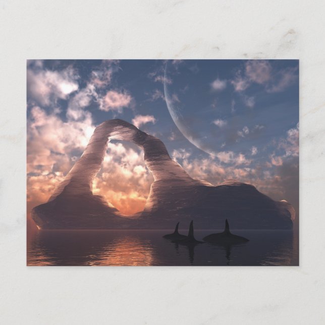 Circumpolare Postkarte (Vorderseite)