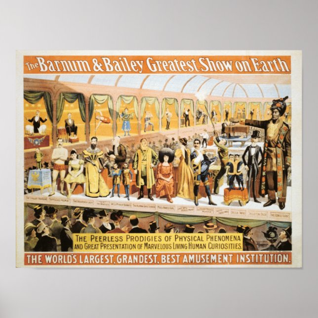 Circus Barnum und Bailey Beste Weltausstellung Poster (Vorne)