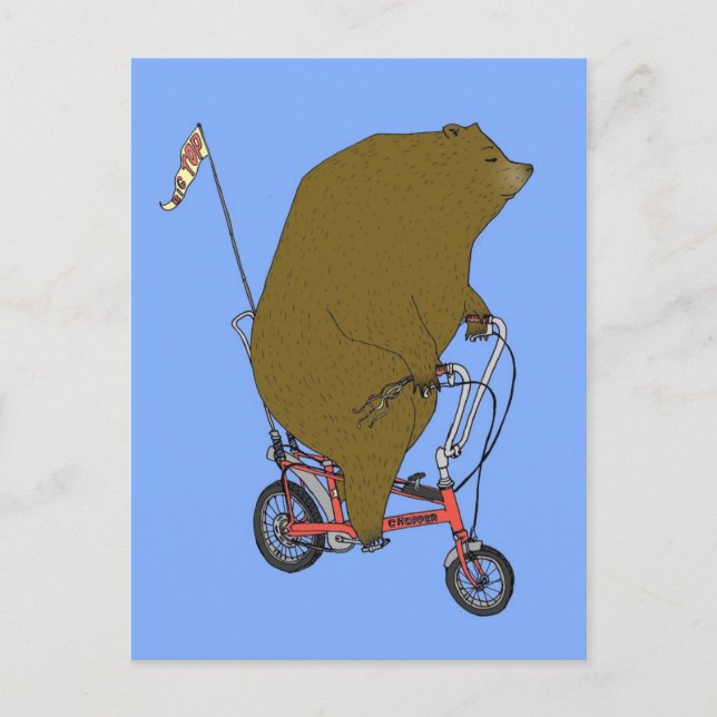 Circus Bear Postkarte (Vorderseite)
