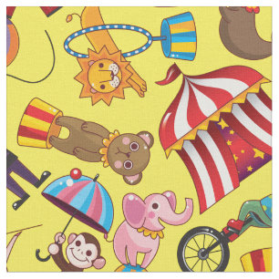 Circus Big Top Fabric Stoff