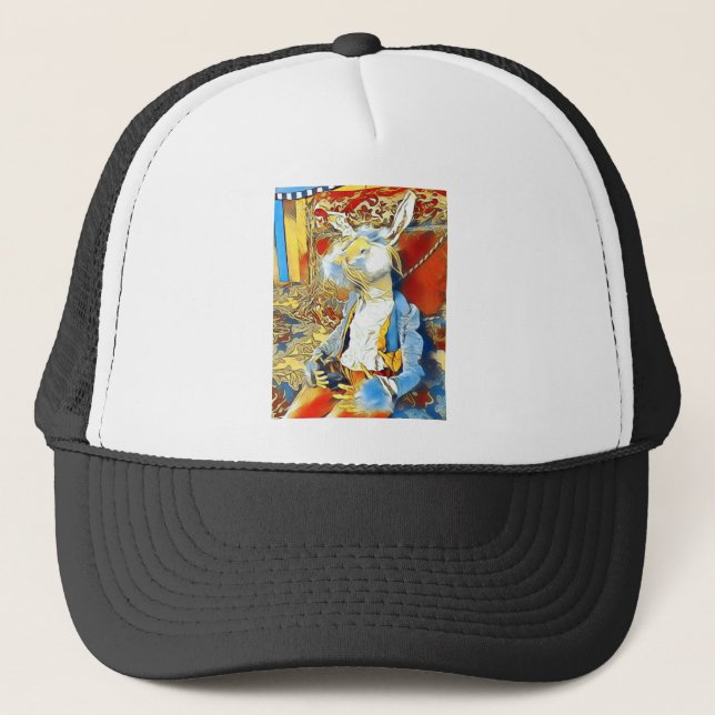 Circus Bunny Truckerkappe (Vorderseite)
