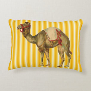 CIRCUS CAMEL VINTAG PILLOW ZIERKISSEN