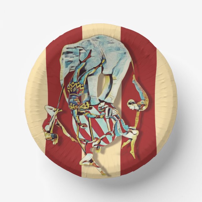 Circus Carnival  Pappteller (Vorderseite)