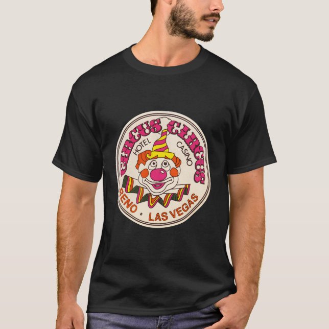 Circus Circus Casino Hotel Clown T-Shirt (Vorderseite)