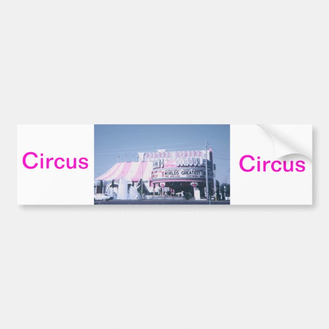 Circus Circus Las Vegas Autoaufkleber (Vorne)