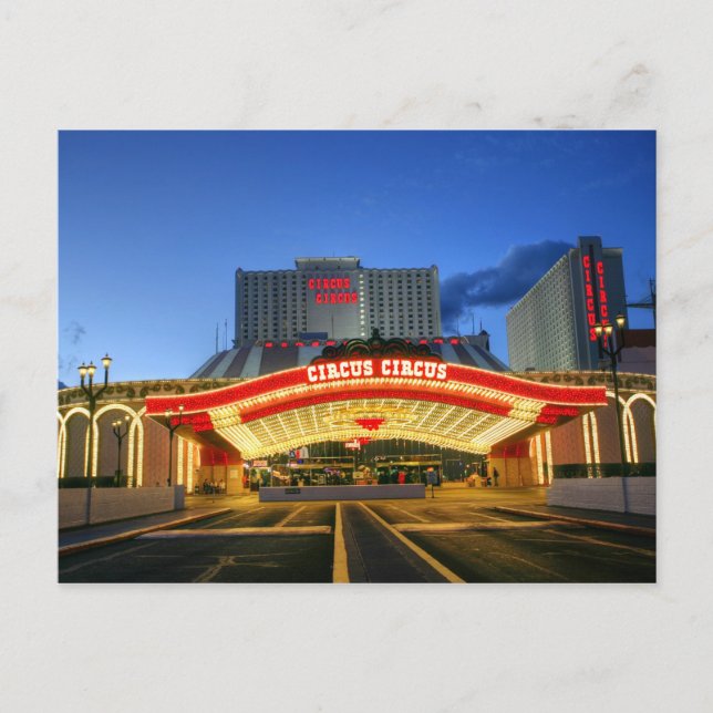 Circus Circus Vegas Resort Postkarte (Vorderseite)