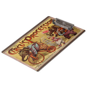 Circus Clipboard Klemmbrett