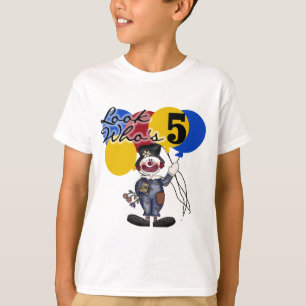 Circus Clown 5e Anniversaire Tshirts et cadeaux