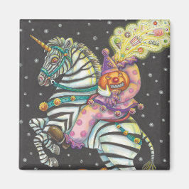 CIRCUS DE COUCHER, MAGNET UNICORN DE ZEBRA