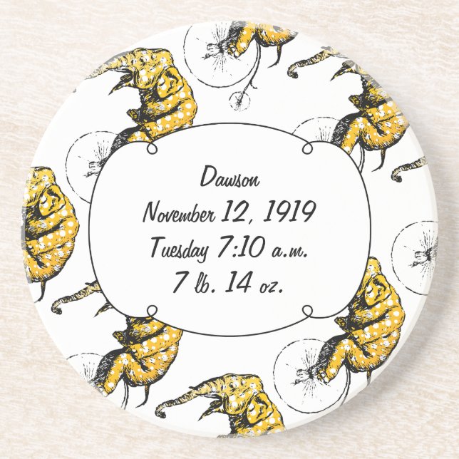 Circus Elephant Gifts Sandstein Untersetzer (Vorne)