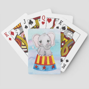 Circus Elephant Spielkarten