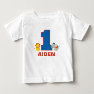 Circus First Birthday Outfit, Baby Jersey Bodysuit T-shirt