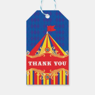 Circus Geburtstagsparty Gefallen Geschenkmarken, d Geschenkanhänger