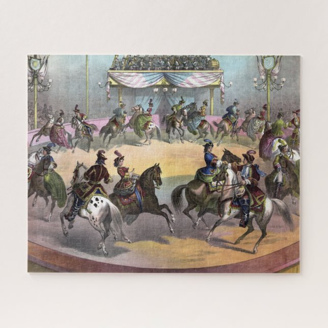 Circus Grand Finale, Circa 1872. (Horizontal)