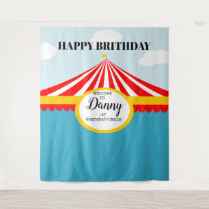 CIRCUS-Karneval BIRTHDABACKDROP Wandteppich