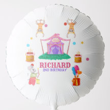 Circus Karneval Thema Farbenfrohe Geburtstagsparty