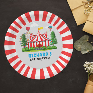 Circus Karneval Thema Geburtstagsparty Pappteller