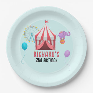 Circus Karneval Thema Kinder Geburtstagsparty Pappteller