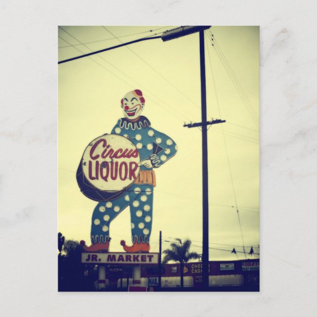 Circus Liquor Postkarte (Vorderseite)