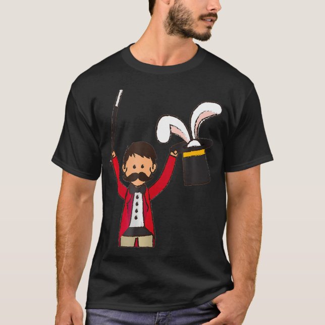 CIRCUS MAGICIAN MIT RABBIT TOP HAT (Vorderseite)