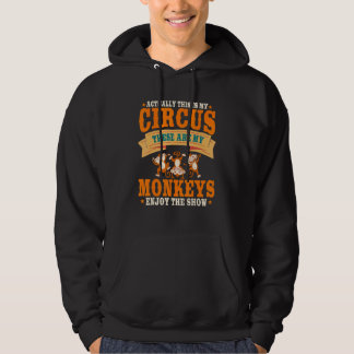 Circus Monkeys Entertainment Performers Trained An Hoodie