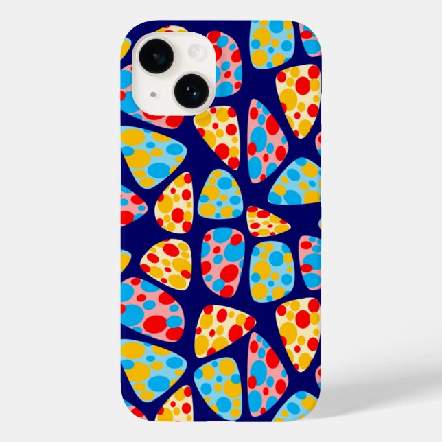 Circus Mosaik Case-Mate iPhone 14 Hülle (Rückseite)
