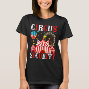 Circus Party T-Shirt Circus Security Kostüm für Mä