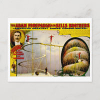 Circus Performance Vintag 1899 Poster
