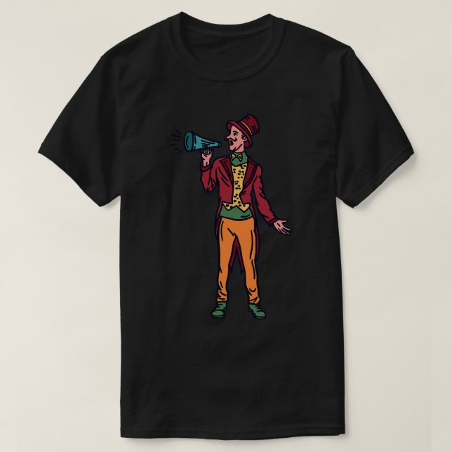 Circus Performer Ringleiter T-Shirt (Design vorne)