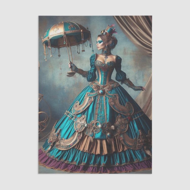 Circus Performer Steampunk Vintage Viktorianische  Seidenpapier (Von Creator hochgeladen)