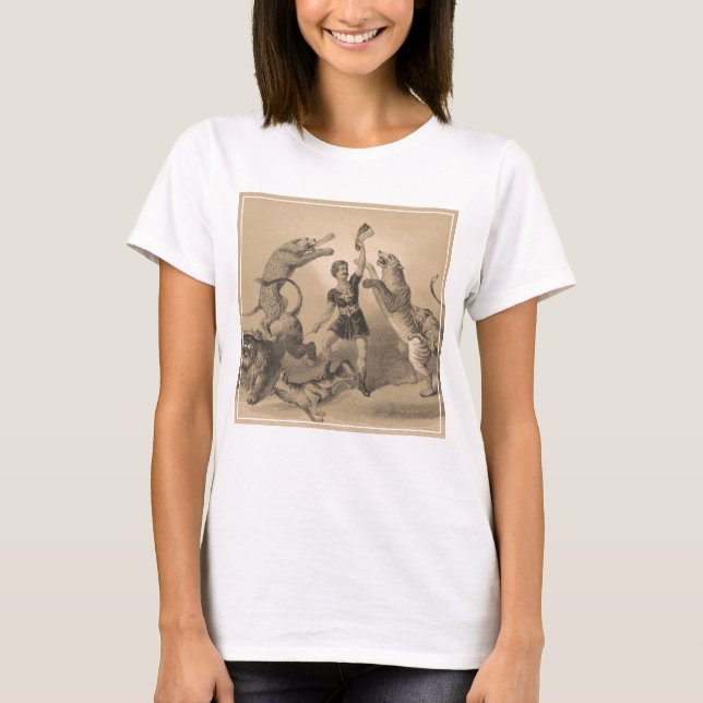 Circus Performer Stehend unter vicious Animals T-Shirt (Vorderseite)