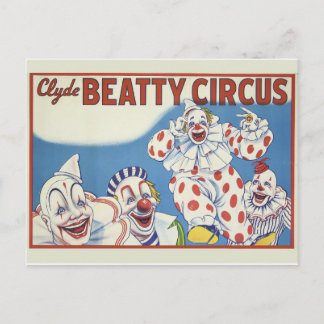 Circus Poster Postkarte
